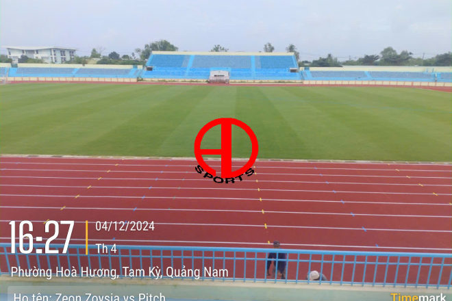 Thi Công Đường chạy điền kinh và mặt sân bóng đá Sân vận động Tam Kỳ