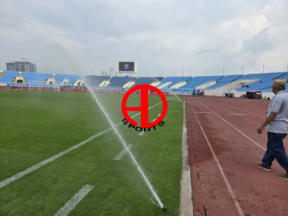 Thi công Mặt cỏ tự nhiên sân vận động Quốc gia Mỹ Đình 